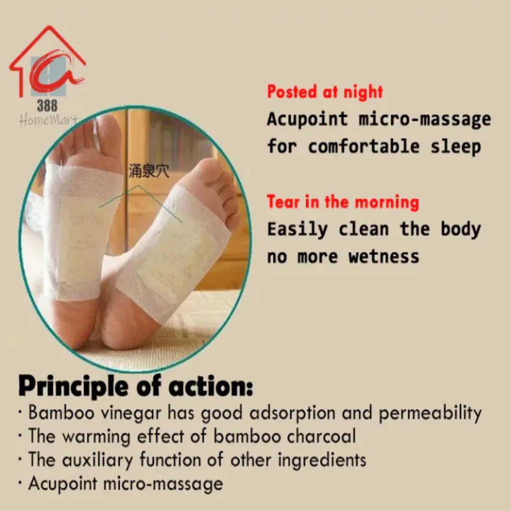 Ginger 100% Herbal & Gentle Ingredient Detox Foot Pads