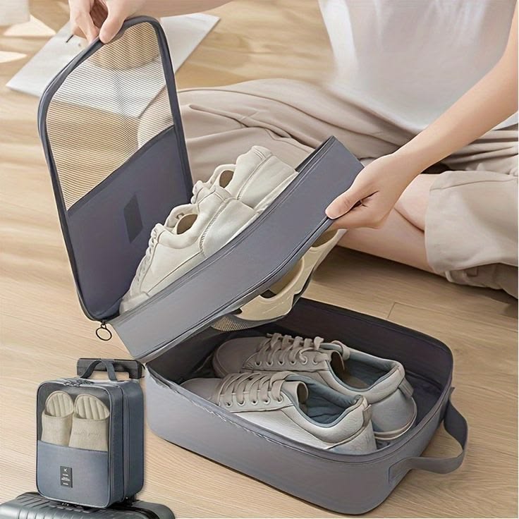 Premium Waterproof Travel Shoe Organizer Bag