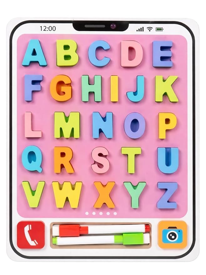 Kids Puzzle Alphabet/numeric Ipad style-Double-Sided Play Matching Recognition