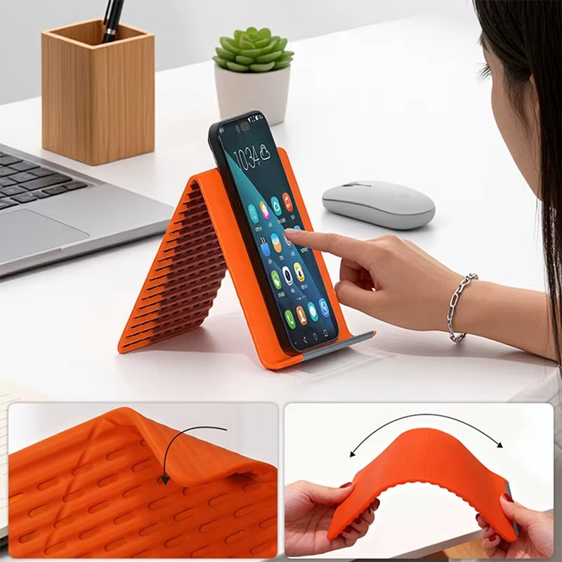 Portable Foldable Silicone Phone Holder Bendable