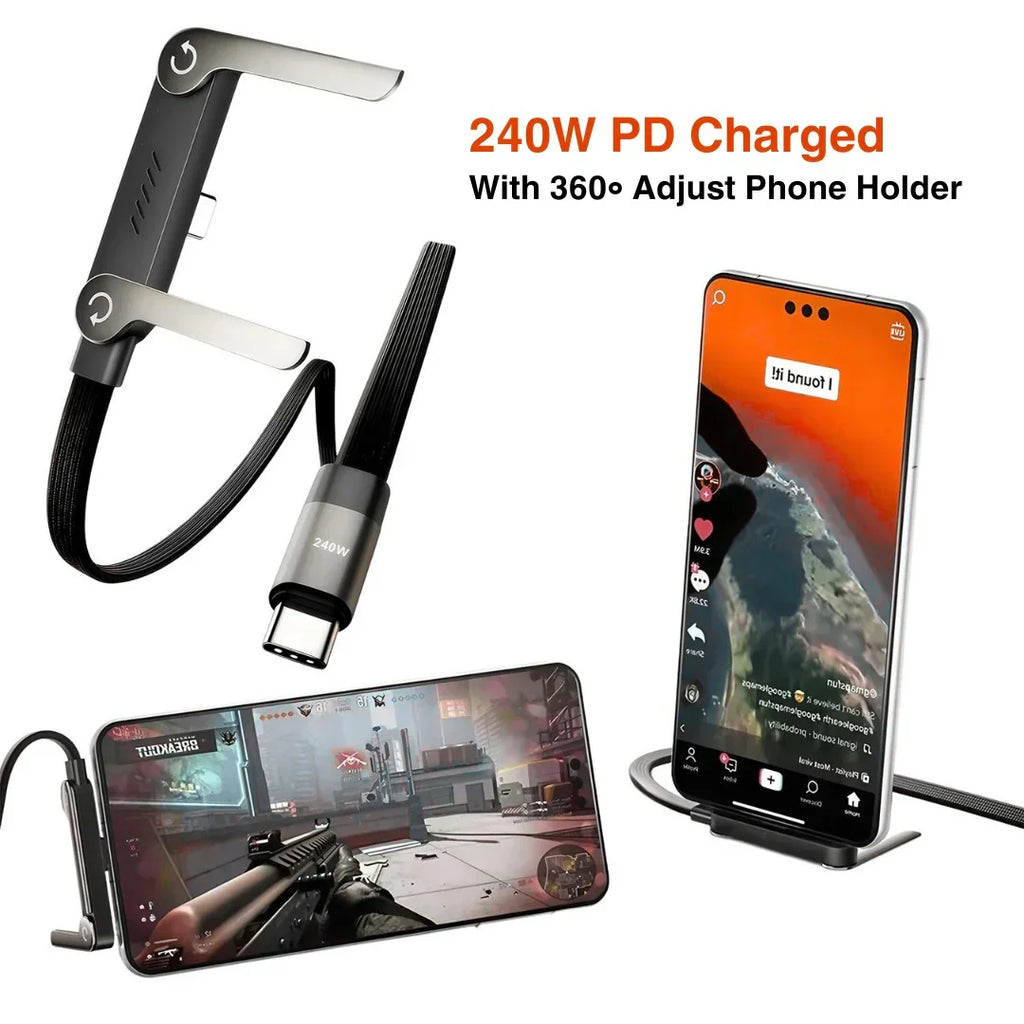 2-IN-1 HOLDER CHARGING CABLE