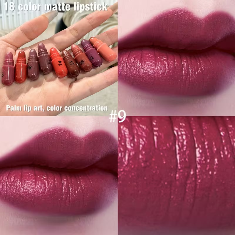 LMG BROTHS 18-Color Capsule Lipstick Set